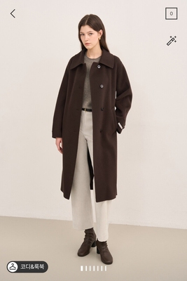 潮流直邮 韩国SJSJ正品 24冬  手工羊绒大衣 SJ2EARCT783W