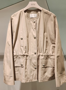 潮流直邮  SJSJ 韩国代购 24春 无领短外套 SJ2E1-WOT764W