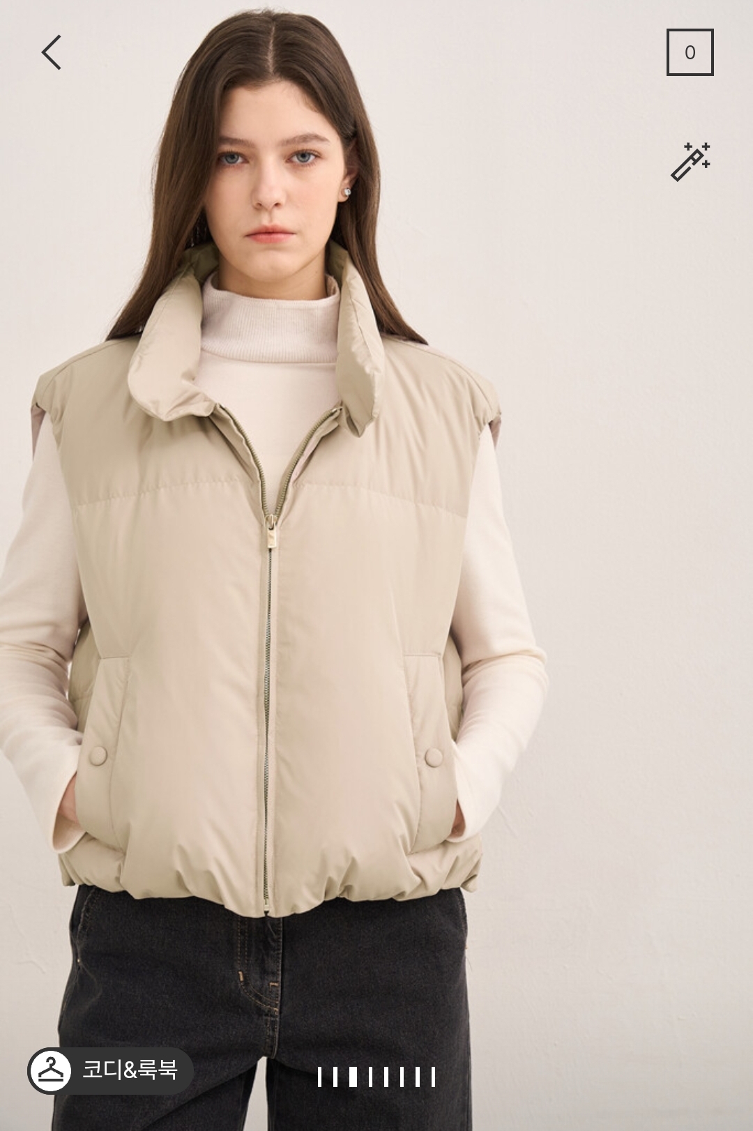 潮流直邮 韩国SJSJ正品  24冬  时尚短马甲 SJ2EAQVT139WP