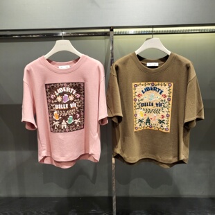 25夏 潮流直邮 奥蔻 2nd 字母T恤O22F4TTOM06W 韩国bO