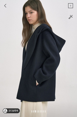 潮流直邮 韩国SJSJ正品 24冬 时尚短羊绒大衣SJ2EARCTE51WP