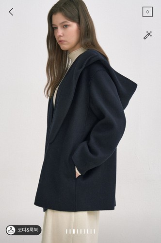 潮流直邮 韩国SJSJ正品 24冬 时尚短羊绒大衣SJ2EARCTE51WP