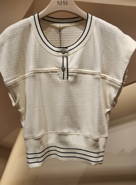 潮流直邮 SJSJ 韩国代购 2024夏 毛针织衫 SJ2E5-TTO496W