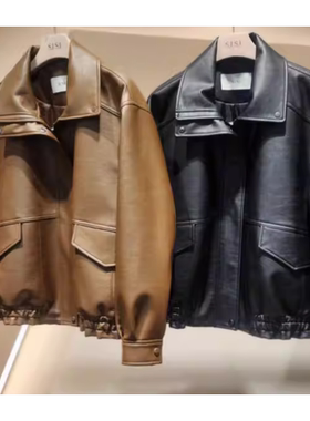 潮流直邮  韩国SJSJ正品 26早春 翻领短夹克外套 SJ2G0-WOT101W