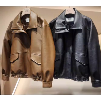 潮流直邮  韩国SJSJ正品 26早春 翻领短夹克外套 SJ2G0-WOT101W