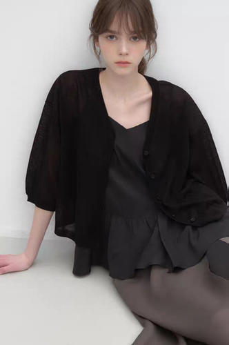 潮流直邮 韩国SJSJ 26年春季 时尚针织开衫 SJ2G3-KCDE29W