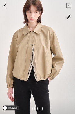 潮流直邮 韩国SJSJ 正品 25早春。时尚短夹克外套SJ2F1WOT564W