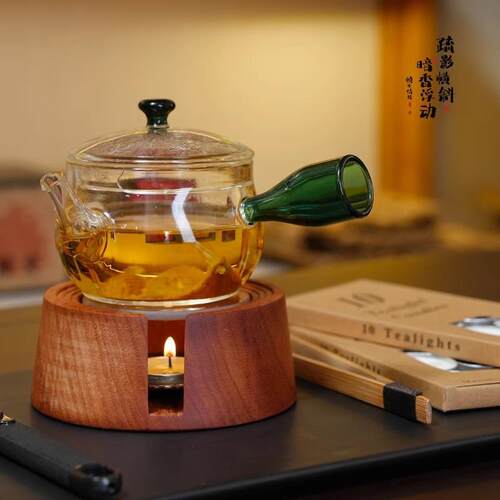 小火暖茶炉家用保温底座蜡烛加热