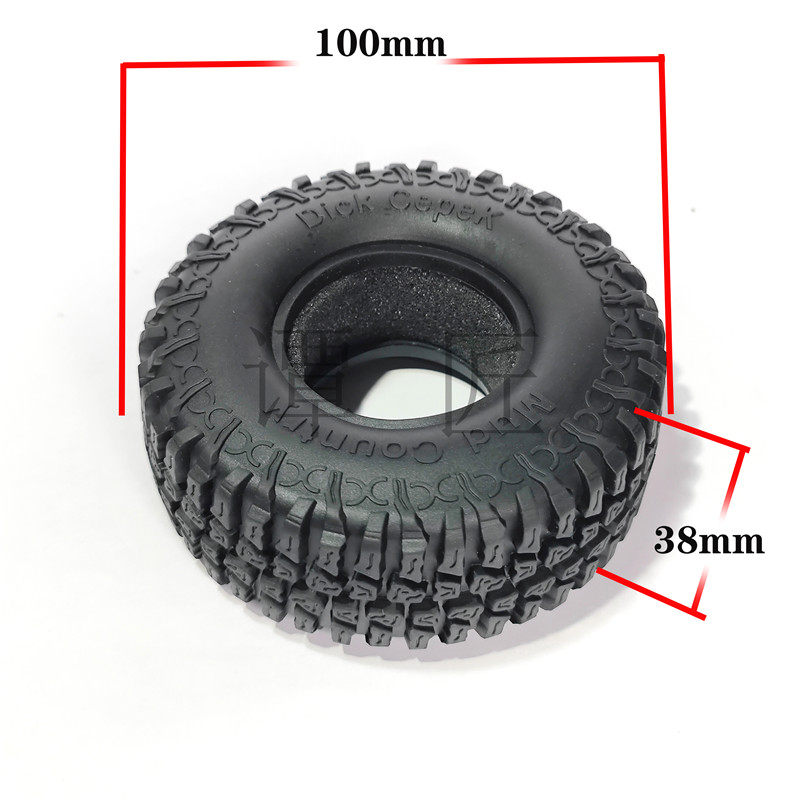 1.9 인치 100MM 등산 자동차 타이어 피부 시뮬레이션 등산 타이어 SCX10 D90 TF2 CC02 MANGNIU