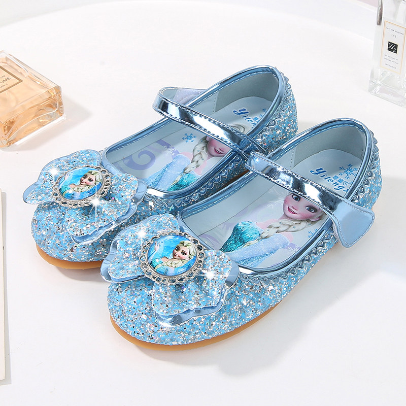 女童艾莎公主水晶鞋2025新款春秋儿童亮片单鞋平底小女孩软底皮鞋,童鞋/婴儿鞋/亲子鞋,水晶/水钻鞋,淘宝优惠券,粉丝福利购,淘宝优惠卷