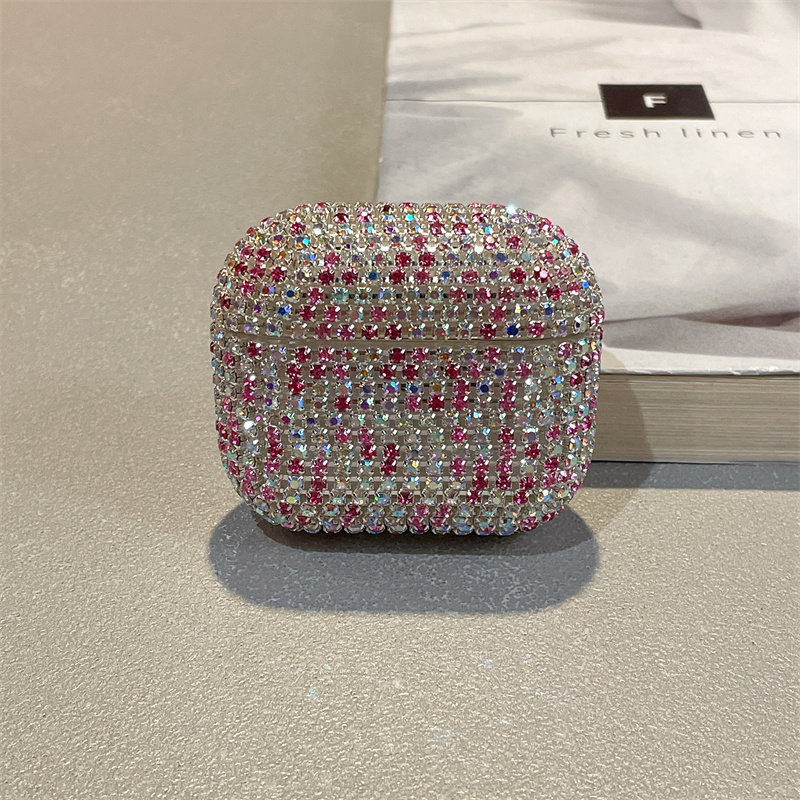 奢华高级感闪钻适用AirPods Pro2苹果蓝牙耳机套AirPods1/2/3/4/5代防摔新款AirPods 2024款,3C数码配件,耳机保护套,淘宝优惠券,粉丝福利购,淘宝优惠卷