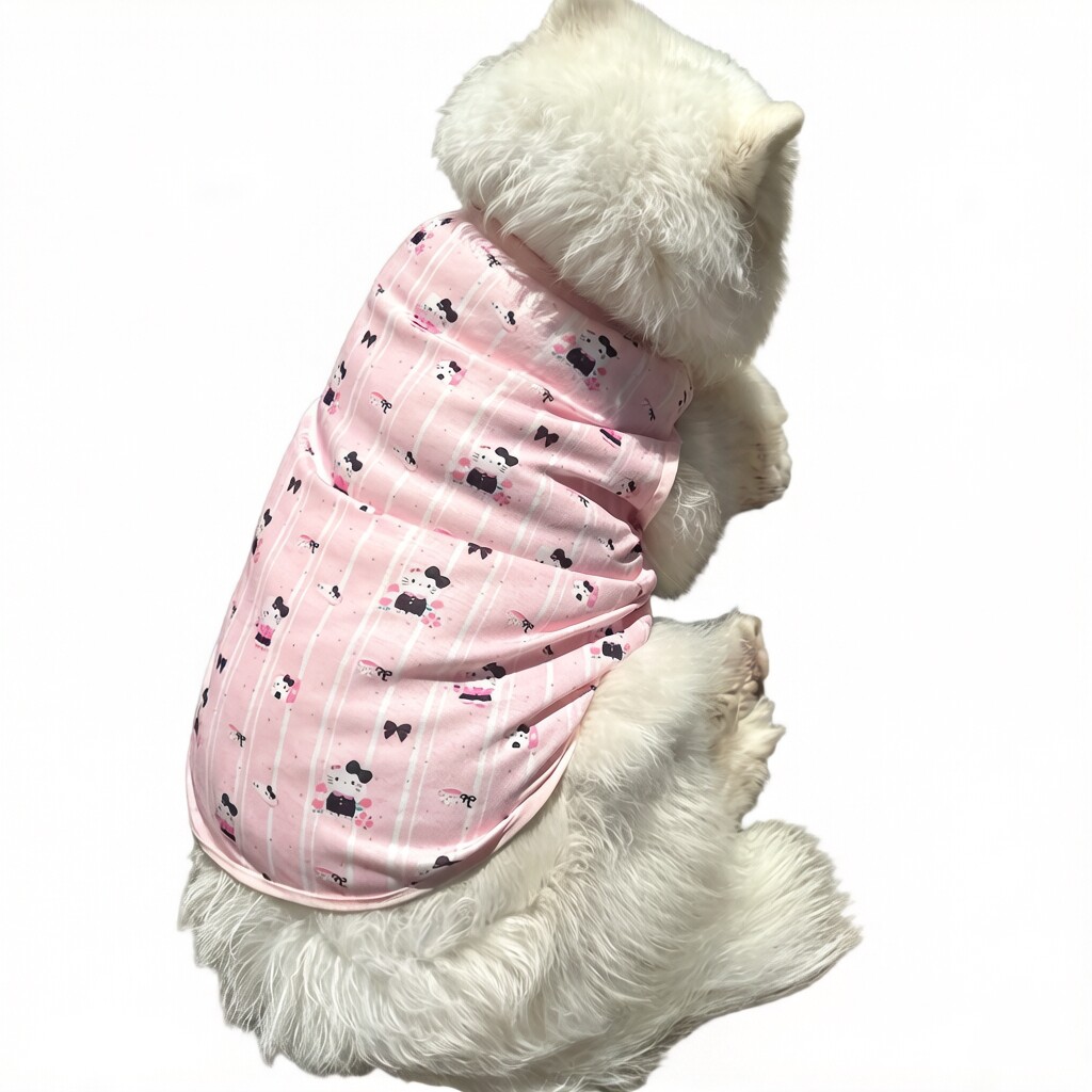 中大型犬新品春夏薄款纯棉透气防尘虫背心宠物萨摩耶边牧金毛衣服