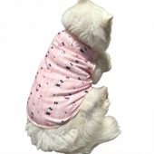 中大型犬新品 纯棉透气防尘虫背心宠物萨摩耶边牧金毛衣服 春夏薄款