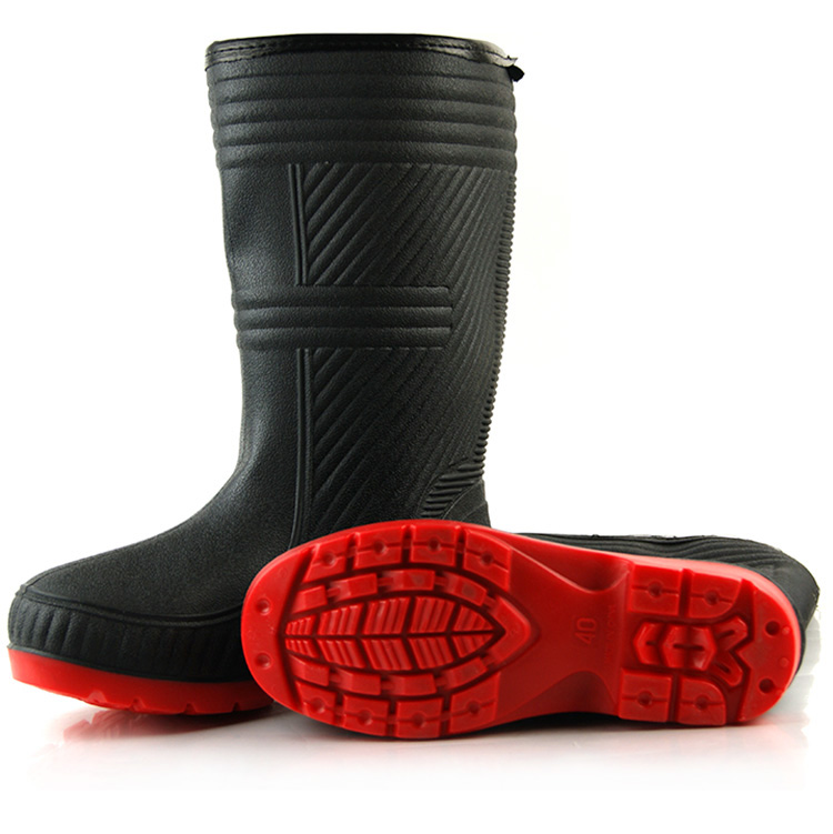 Chaussures - bottes caoutchouc homme pour hiver - semelle tendon - Ref 963611 Image 3