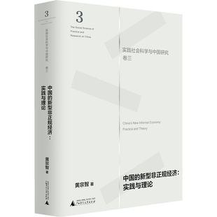 实践社会科学与中国研究 卷三 广西师范大学出版 图书 社 黄宗智著 广西本社 新型非正规经济：实践与理论 正版 中国