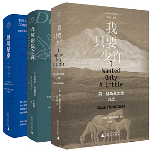 单套自选 我只要少许+聋哑剧院之夜+玻璃星座 子午线诗歌译丛 纯粹出品 广西师范大学出版社本社