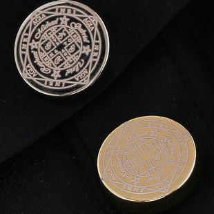 新款衬衫袖扣原创镭射激光纽扣百搭衬衫通用型适合男士正装佩戴