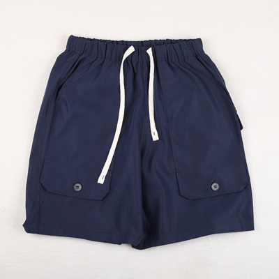 DKSTORE新款口袋工装五分短裤抗皱日系宽松简约纯色夏百搭男女