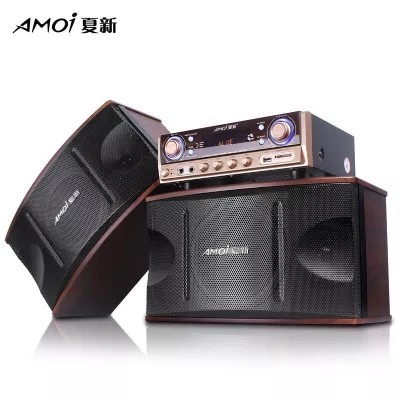 amoi/夏新sa-896家庭ktv音响卡拉ok音箱功放专业教学会议卡包音响