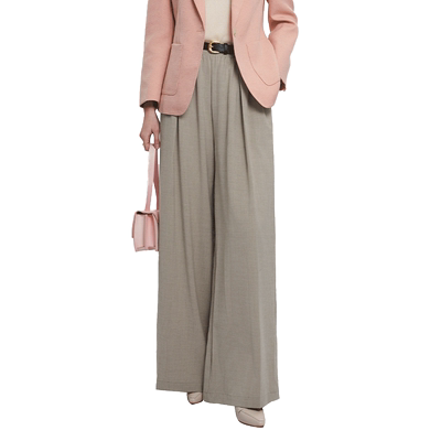 高腰ivykki长裤阔腿裤休闲裤