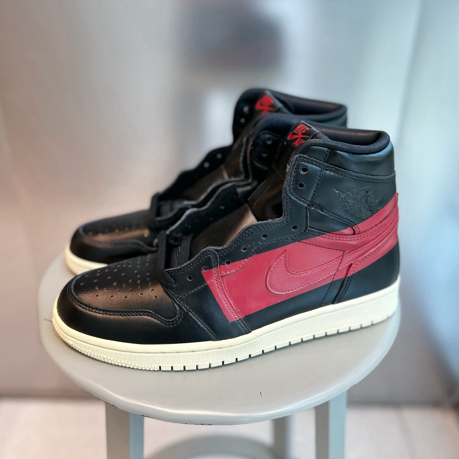 AIR JORDAN AJ1黑红禁穿男子复古高帮运动休闲篮球鞋BQ6682-006