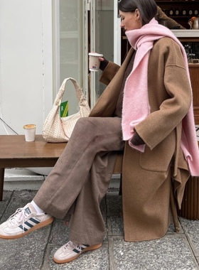 保税直发 ADIDAS阿迪达斯 SPEZIAL 黑白粉运动复古德训鞋 IF6561