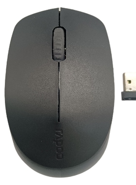 雷柏M100G蓝牙静音无线鼠标便携式2.4GIpad苹果Mac笔记本台式电脑