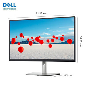 Dell戴尔P2723QE/U3225QE 27英寸4K旋转升降Type-C90W电脑显示器