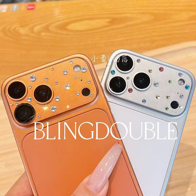 水钻静电贴底座膜镜头膜适用苹果17pro适用苹果17promax透明创意