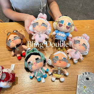 哭娃cry baby哭娃眼泪毛绒水钻挂件包包水钻挂件可爱挂饰