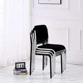 办公椅子结实加厚电镀钢管电脑椅靠背椅会议椅子职员椅子时尚 简约