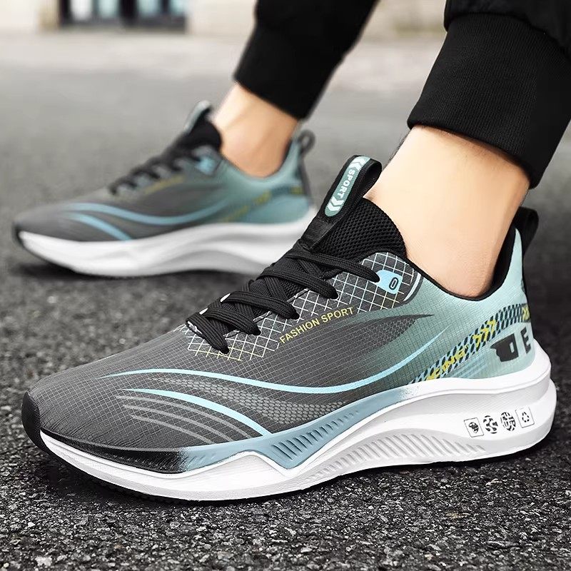 男鞋子运动鞋跑鞋2025新款冬季皮面防水防臭跑步鞋超轻减震篮球鞋