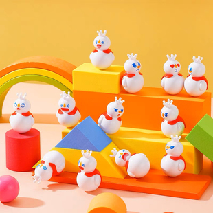 蜜雪冰城不倒翁盲盒可爱雪王不倒翁盲袋随机桌面创意小摆件玩具