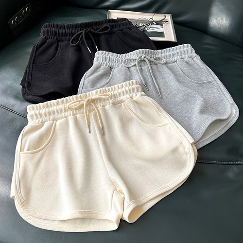 美式运动短裤女夏季热裤休闲