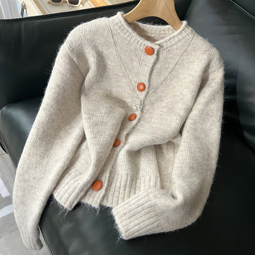 软糯洋气时尚开衫毛衣针织衫外套