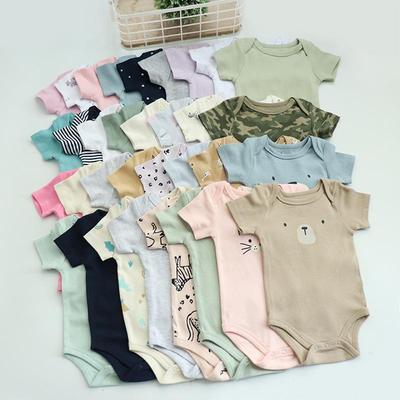 女婴长袖新生儿连体衣