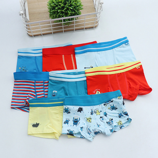 2-11岁男童平角全棉内裤打底裤儿童家居四角裤童内衣裤全棉