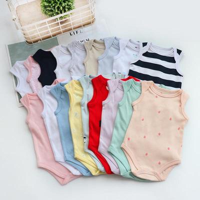 欧单宝宝背心三角包屁哈衣