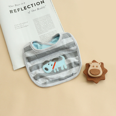 男童围嘴口水巾男宝宝围嘴新生婴儿纯棉围兜吸水防吐奶超软男春夏