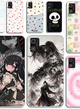 适用于多亲Qin3pro手机壳QIN多亲Qin3防摔保护套卡通5.5英寸硅胶软壳防摔软壳套磨砂外男女款