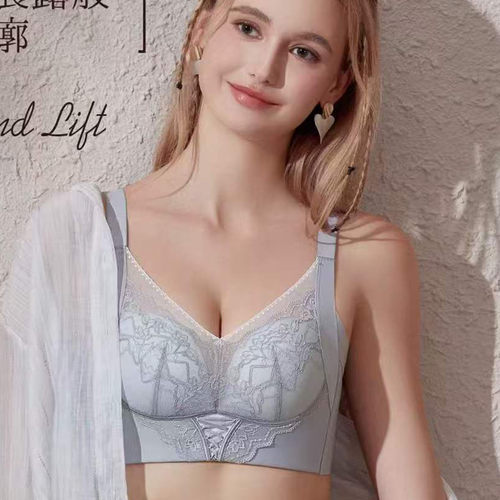 中厚滑滑杯聚拢侧收无钢托文胸