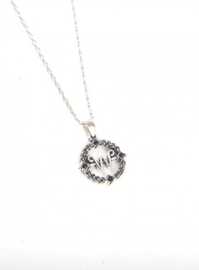 影视周边亚当斯一家星期三Wednesday Adams项链男女哥特萝莉W吊坠