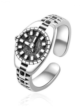 欧美潮人配饰表盘戒指个性时尚男