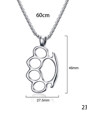 2025饰品源头厂家手指套健身吊坠潮人个性时尚项链