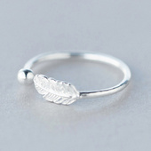 树叶戒指镂空可调节手饰女士简约戒指民族风开口wish爆款 饰品批发