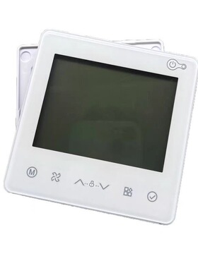 适用于美的空调线控器多联机90F1二芯TR风管机86J4芯控制面板黑白