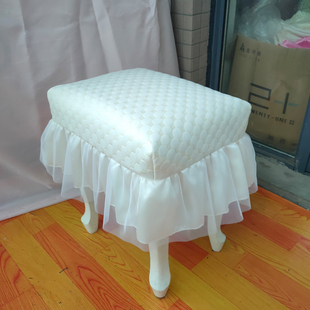 凳子套防尘布罩套装饰化妆凳梳妆台坐垫客厅换鞋凳套罩长方形盖布