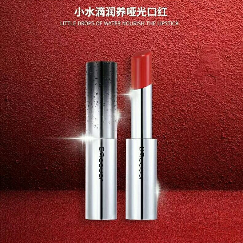 Bqcover佩翘封面6784小水滴润养哑光口红 车厘子番茄色干玫瑰