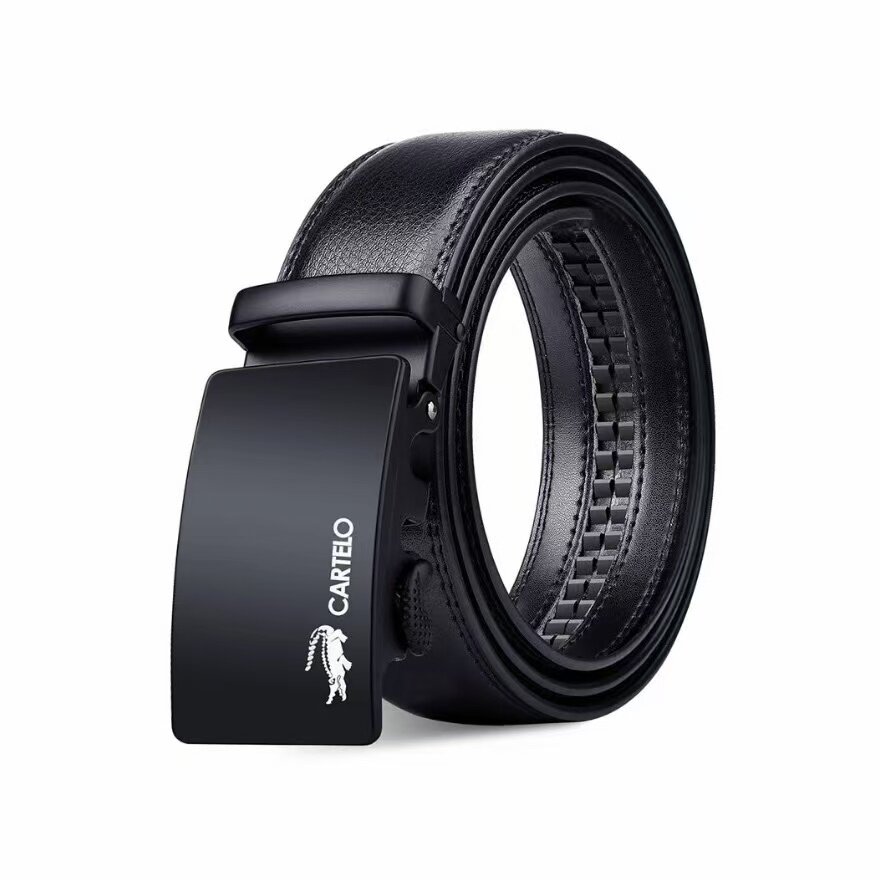 皮带男士年轻人中青年学生裤腰带男款商务自动扣腰带韩版休闲裤带
