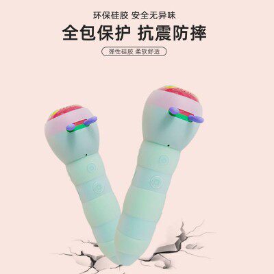 毛毛虫点读笔保护套 毛毛虫保护套 点读笔硅胶保护套收纳架收纳袋